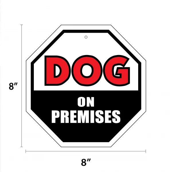 Dog on Premises Garden Sign - Image 2