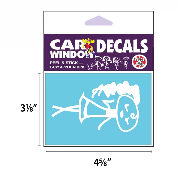 Teen Girl Vinyl Decal - Image 2