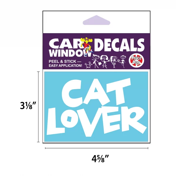 Cat Lover Vinyl Decal - Image 2