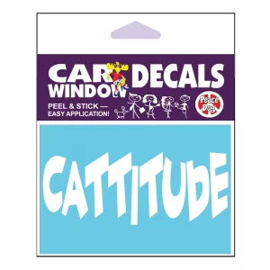 Cattitude Vinyl Decal