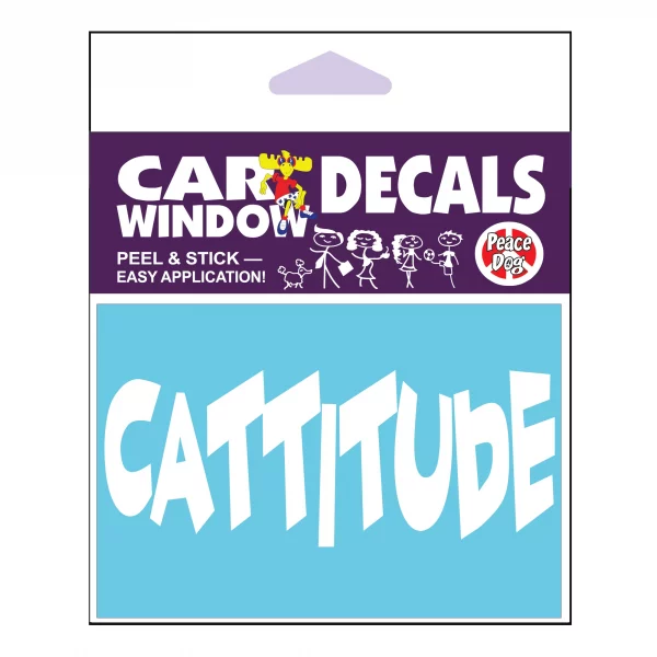 Cattitude Vinyl Decal