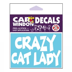 Crazy Cat Lady Vinyl Decal