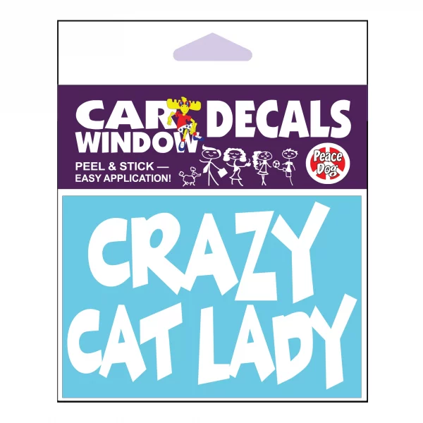 Crazy Cat Lady Vinyl Decal