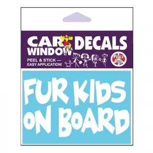 Fur Kids On Board Vinyl Decal