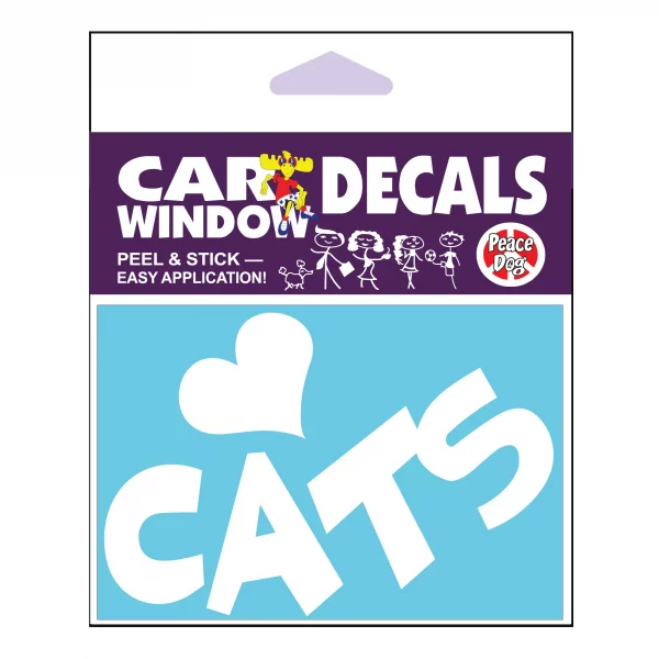 Love Cats Vinyl Decal