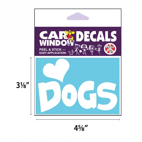 Love Dogs Vinyl Decal - Image 2