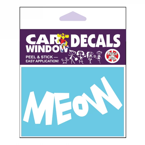 Meow Vinyl Decal