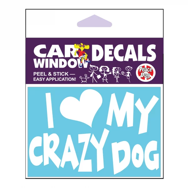 My Crazy Dog Vinyl Decal