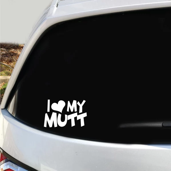 My Mutt Vinyl Decal - Image 3