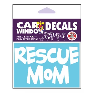 Rescue Mom Vinyl Decal