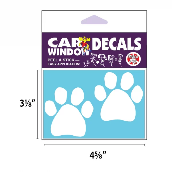 Two Paws Vinyl Decal - Image 2