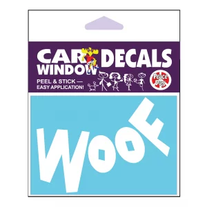 Woof Vinyl Decal