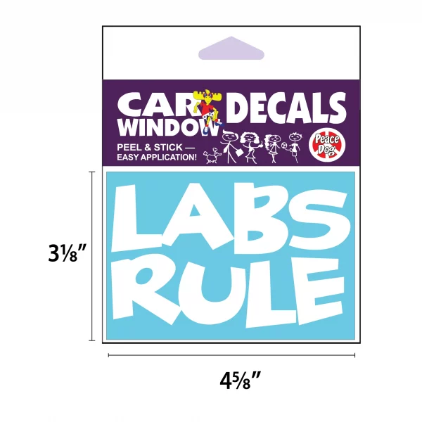 Labs Rule Vinyl Decal - Image 2