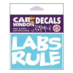 Labs Rule Vinyl Decal