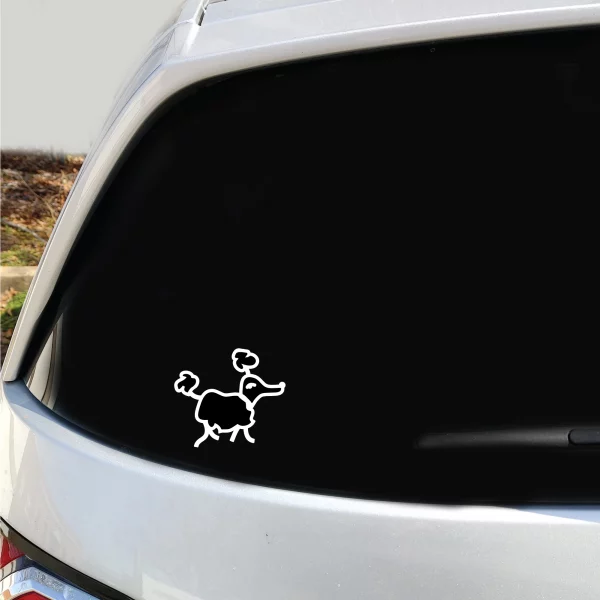 Small Dog Vinyl Decal - Image 3