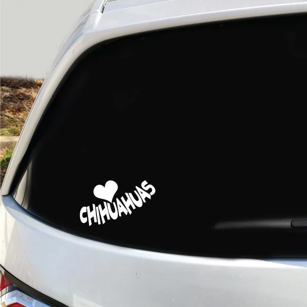Chihuahuas Vinyl Decal - Image 3