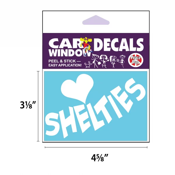 Shelties Vinyl Decal - Image 2