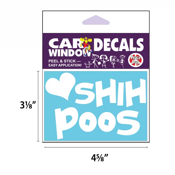 Shih-Poos Vinyl Decal - Image 2