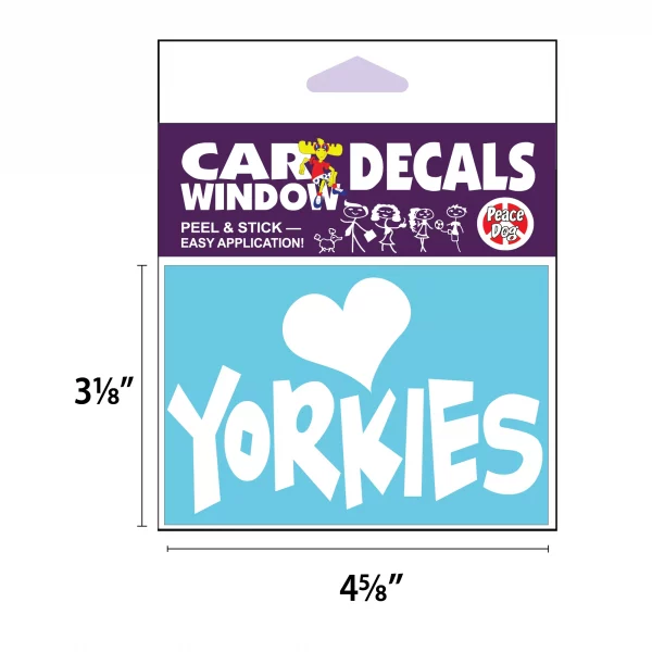 Yorkies Vinyl Decal - Image 2