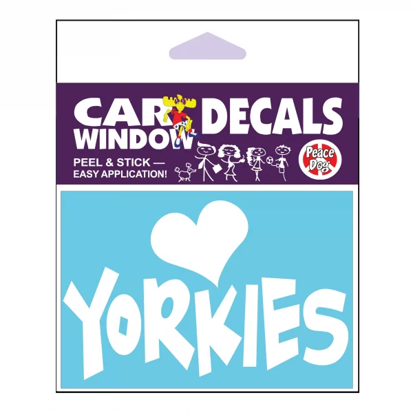 Yorkies Vinyl Decal