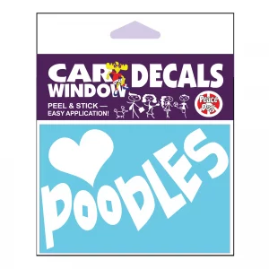 Poodles Vinyl Decal