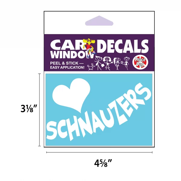 Schnauzers Vinyl Decal - Image 2