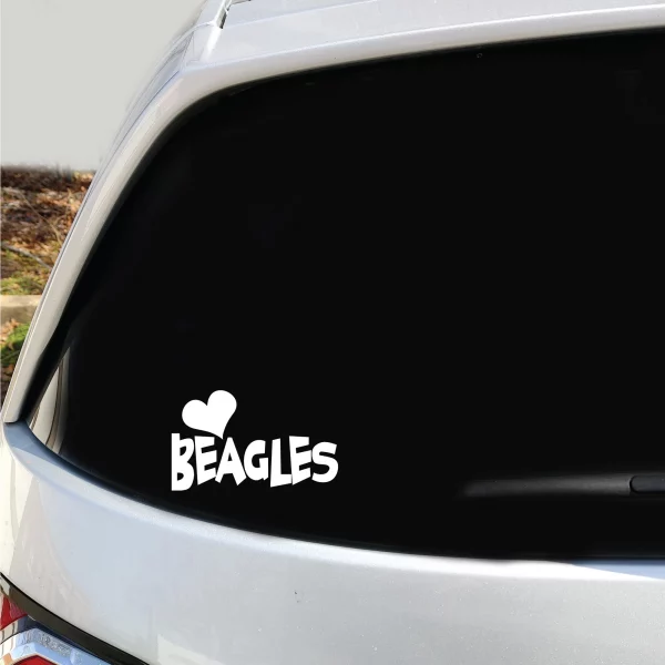 Beagles Vinyl Decal - Image 3