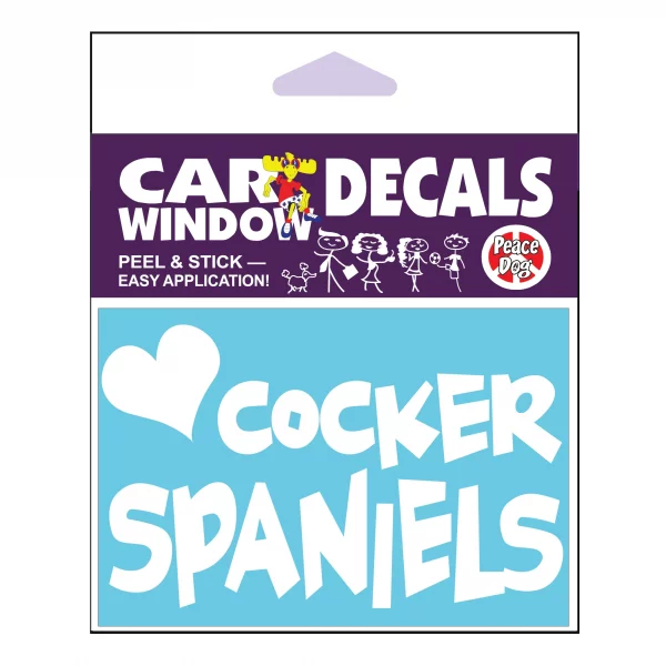 Cocker Spaniels Vinyl Decal