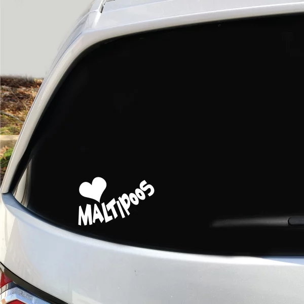 Maltipoos Vinyl Decal - Image 3