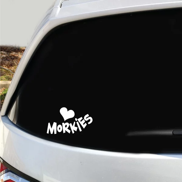 Morkies Vinyl Decal - Image 3