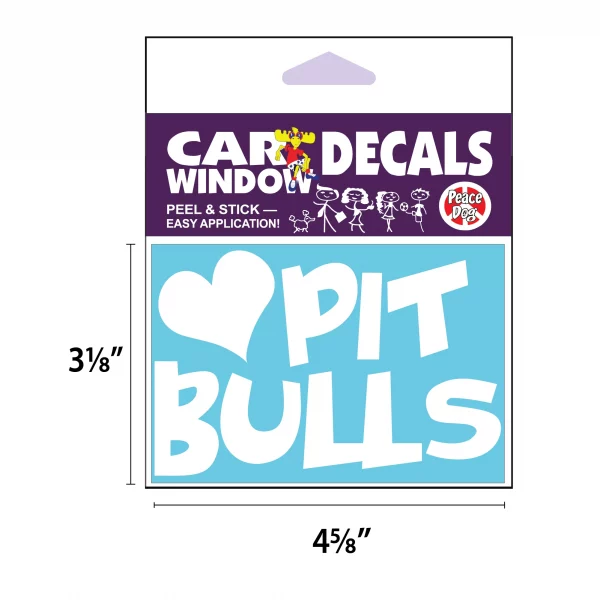 Pit Bulls Vinyl Decal - Image 2