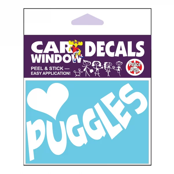 Puggles Vinyl Decal