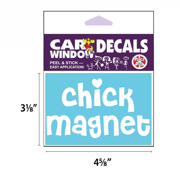 Chick Magnet Vinyl Decal - Image 2