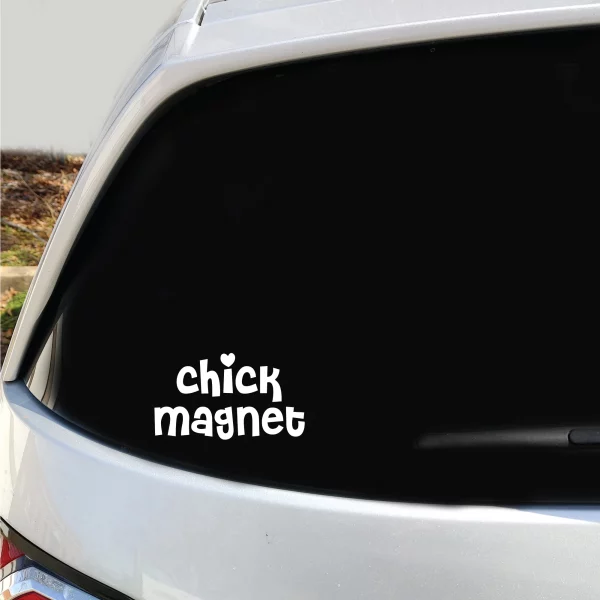 Chick Magnet Vinyl Decal - Image 3