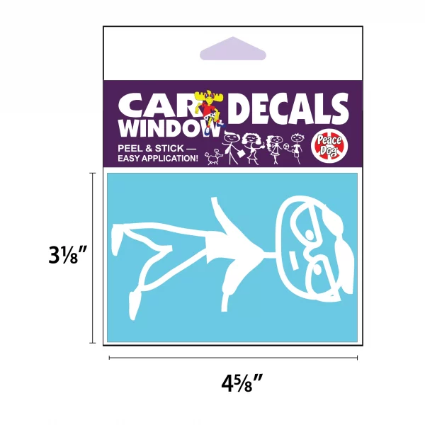 Boy with Glasses Vinyl Decal - Image 2