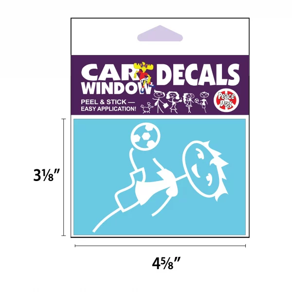 Soccer Boy Vinyl Decal - Image 2