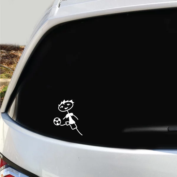 Soccer Boy Vinyl Decal - Image 3