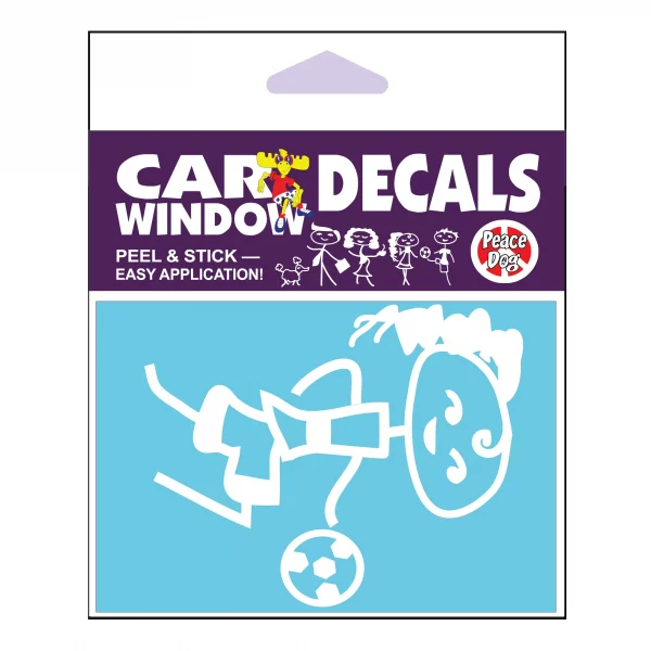 Soccer Girl Vinyl Decal