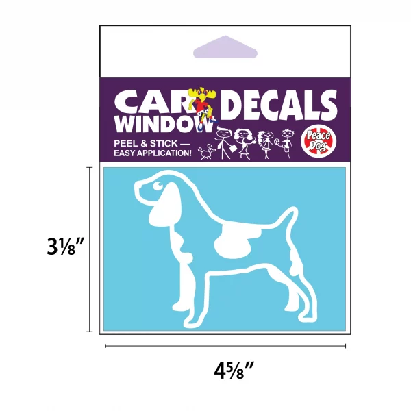 Medium Dog Vinyl Decal - Image 2