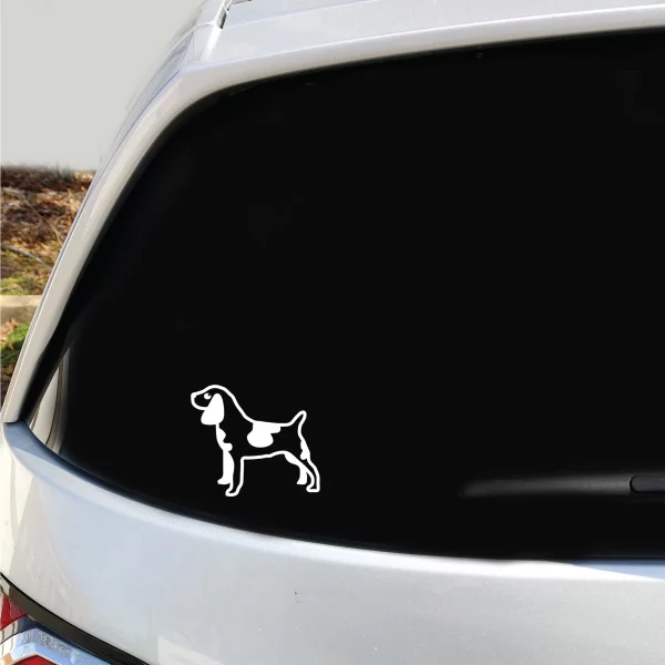 Medium Dog Vinyl Decal - Image 3