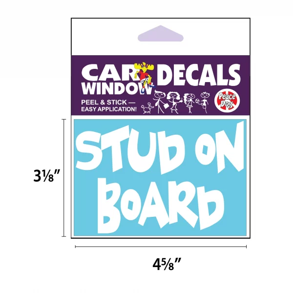 Stud On Board Vinyl Decal - Image 2