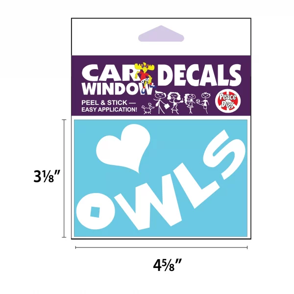 Owls Vinyl Decal - Image 2