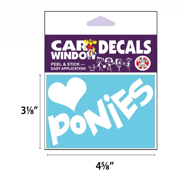 Ponies Vinyl Decal - Image 2