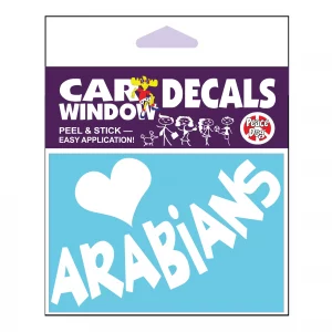 Heart Arabians Vinyl Decal