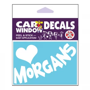 Heart Morgans Vinyl Decal