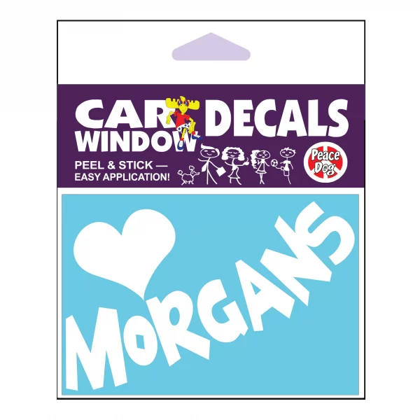 Heart Morgans Vinyl Decal