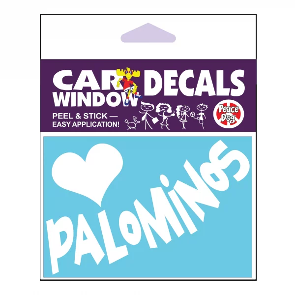 Heart Palominos Vinyl Decal