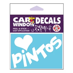 Heart Pintos Vinyl Decal