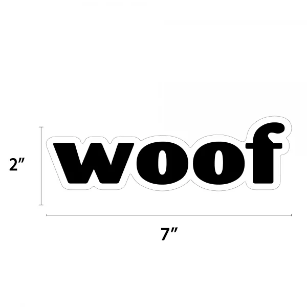 Woof Word Magnet - Image 2