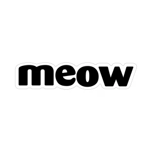 Meow Word Magnet